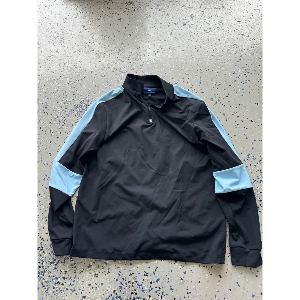 Grayson & Dunn Golf Pullover Lightweight 1/4 Zip Long‎ Sleeve Black M